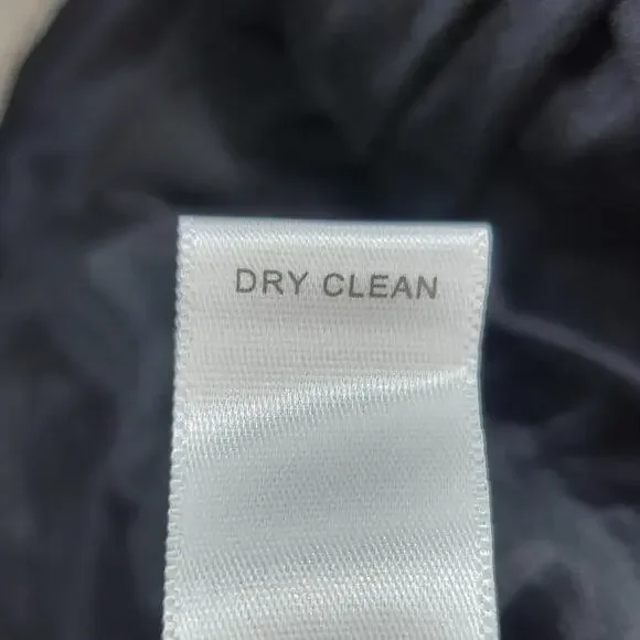 Banana Republic Womens Top Sz 8 Black Silk Strapless Ruched Velvet Sash Babydoll - Picture 2 of 12